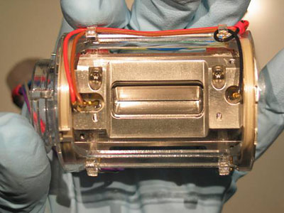 Linear ion trap with radial ejection