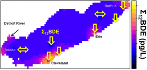 Spatial distribution and air–water exchange of organic flame retardants in the Lower Great Lakes Spatial distribution and air–water exchange of organic flame retardants in the Lower Great Lakes